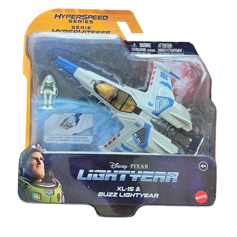Buzz Lightyear & XL-15 figure Hyperspeed Series Spaceship Pixar NEW